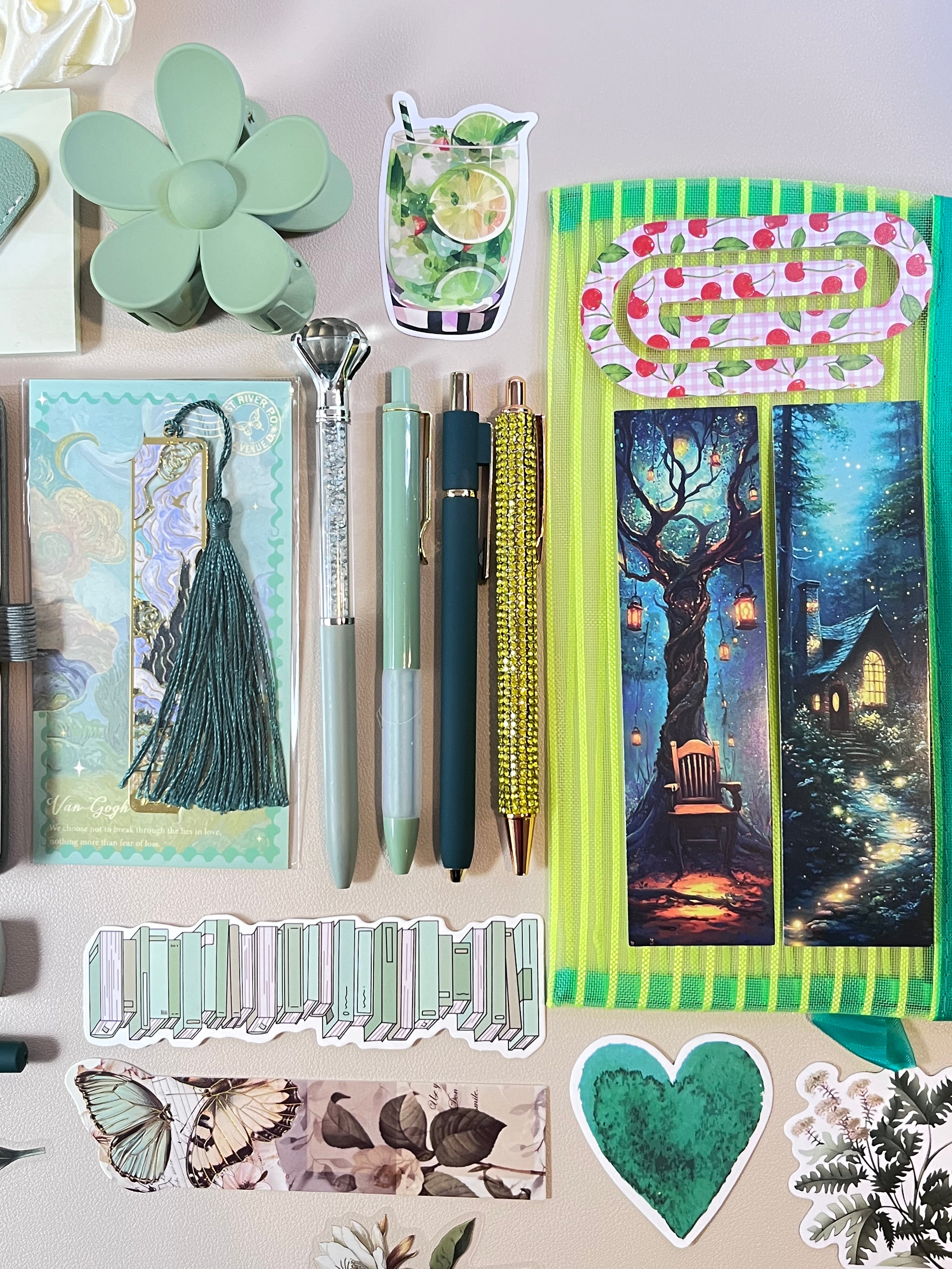 Bookish Bundle - Green Gift Set