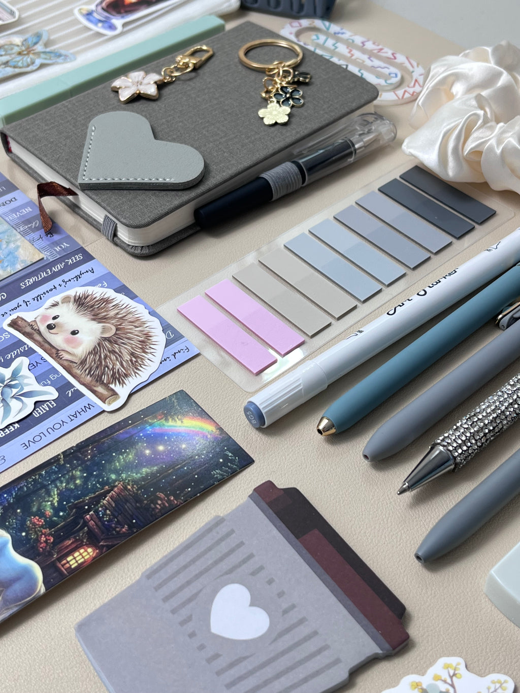 Bookish Bundle - Silver Gray Gift Set
