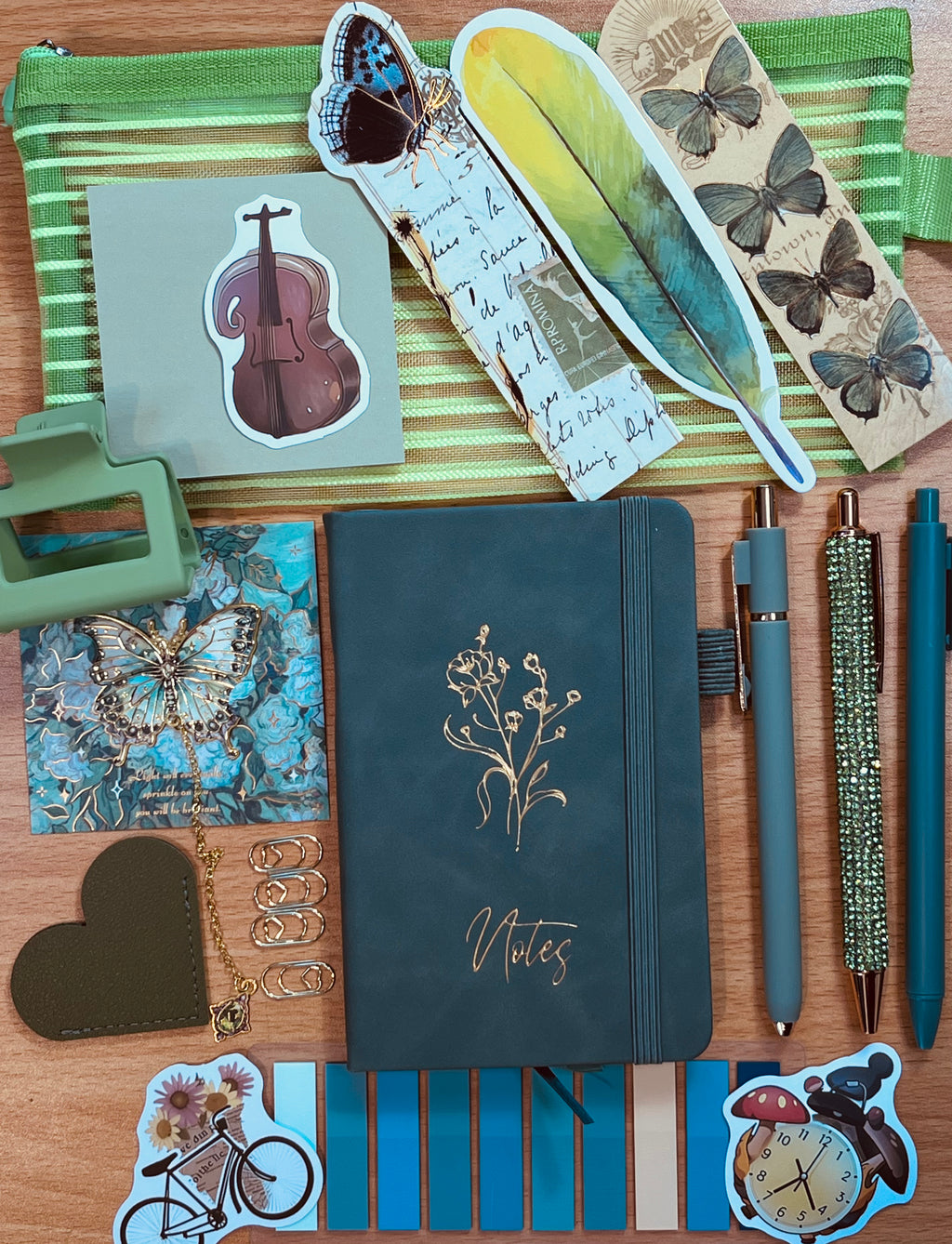 Bookish Bundle - Green Gift Set