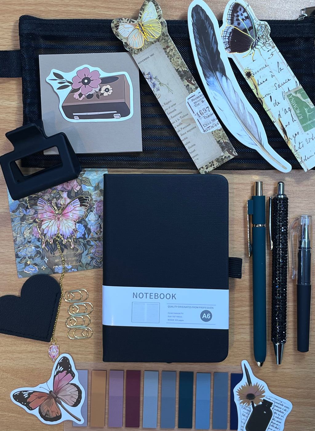 Bookish Bundle - Black Gift Set