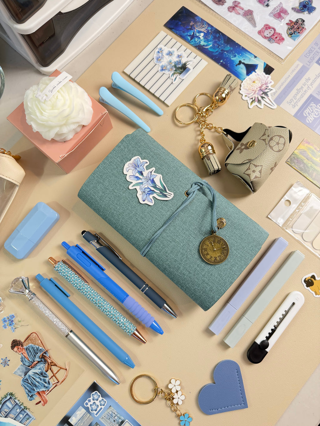 Bookish Bundle - Ivory-blue