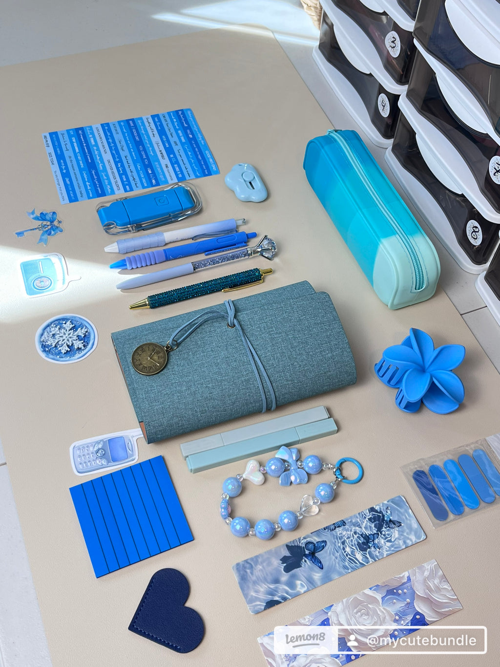 Bookish Bundle - Retro  Blue