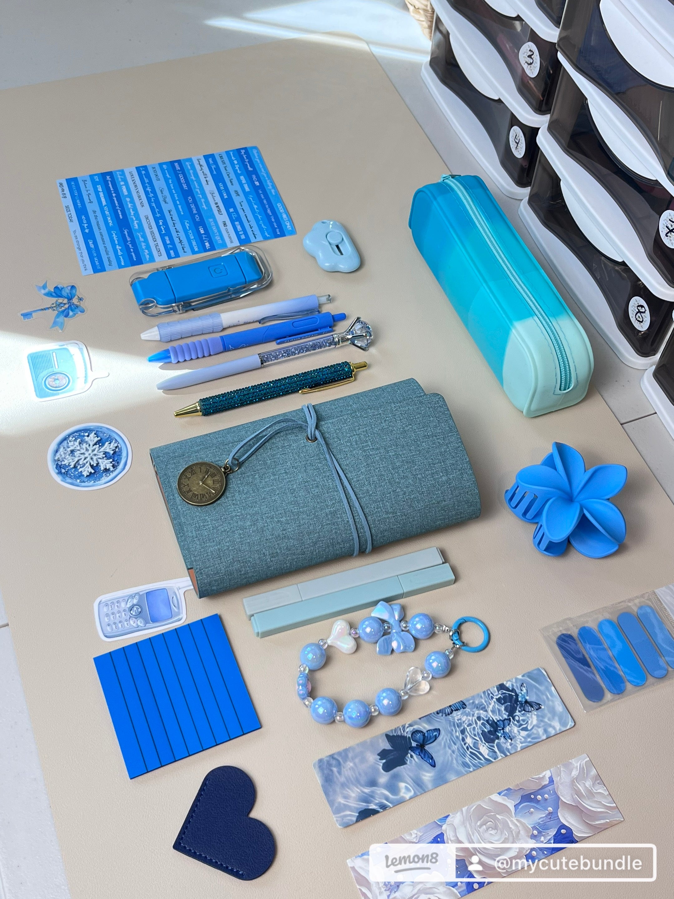 Bookish Bundle - Retro  Blue
